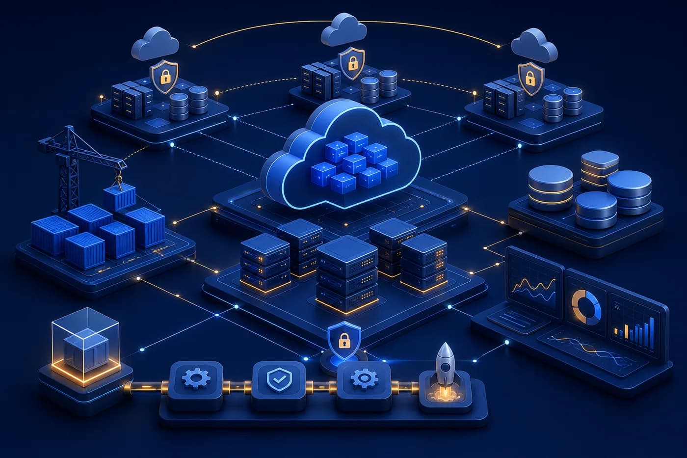 Professional Google Cloud Platform Essentials course illustration for FutureEdgeAI Academy