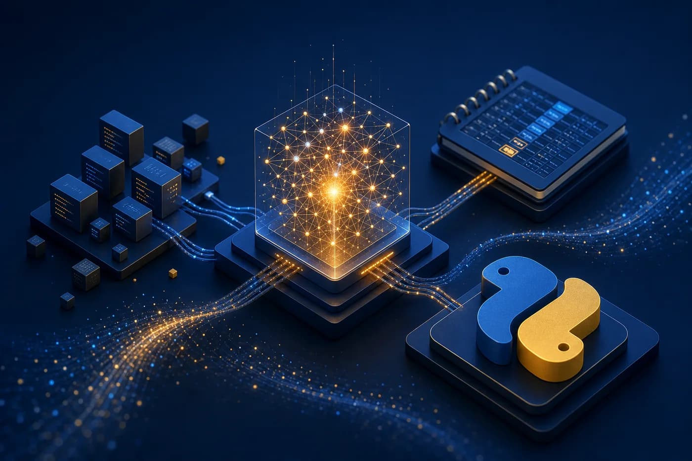 Professional AI Foundations with Python course illustration for FutureEdgeAI Academy