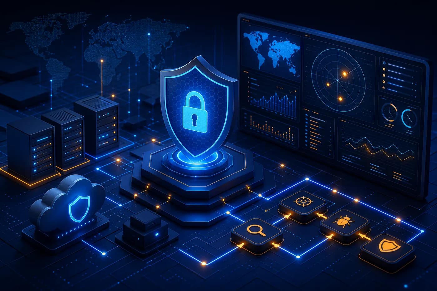 Professional Ethical Hacking & Penetration Testing course illustration for FutureEdgeAI Academy